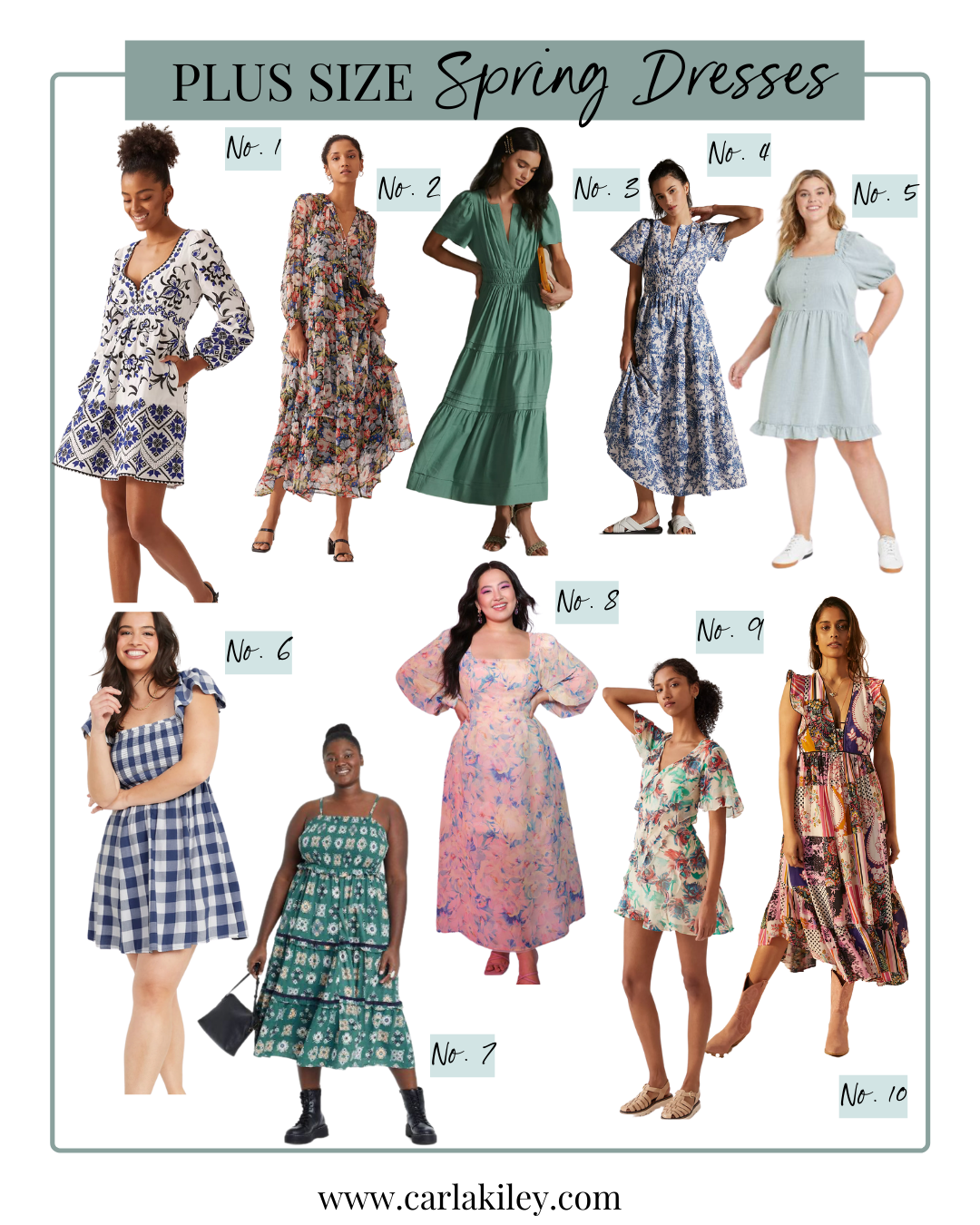 10 Plus Size Spring Dresses - www.carlakiley.com