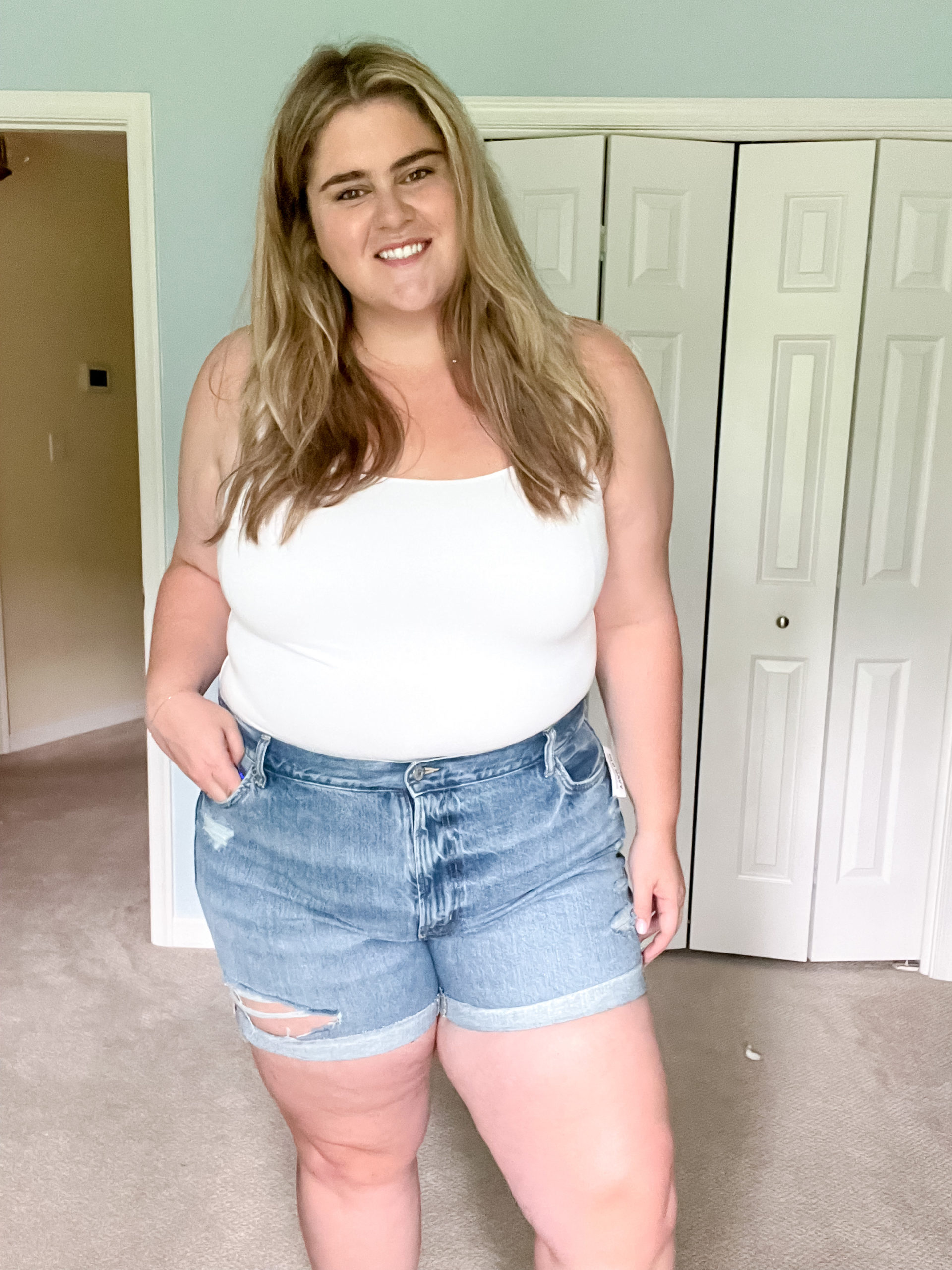 24 Plus-Size Denim Shorts That Look and Feel Amazing