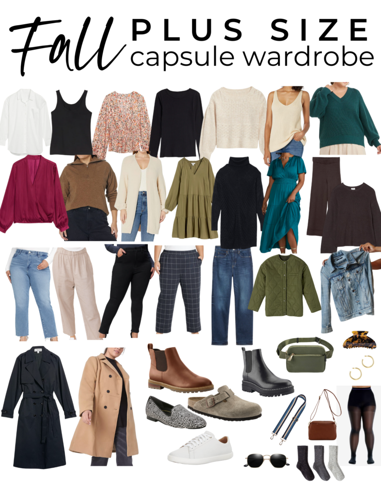 Plus Size Capsule Wardrobe | Your Guide to Plus Size Fall Fashion - www ...