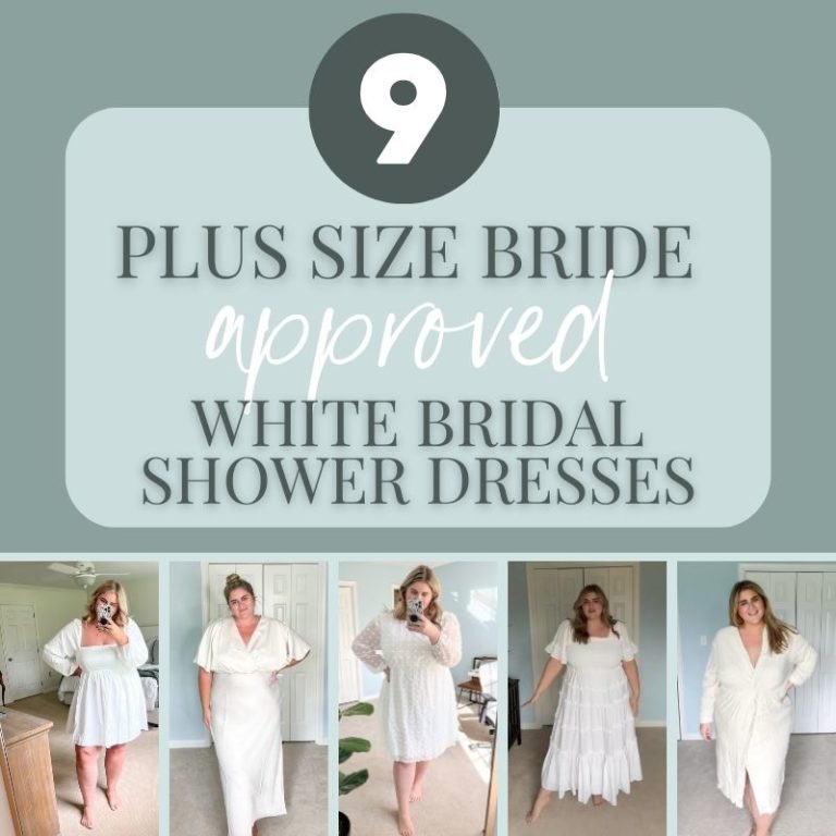 9 Plus Size Bride Approved White Bridal Shower Dress Ideas